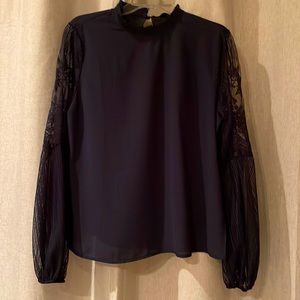 Navy blue blouse